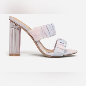 NWT Pastel Ruffle Heels